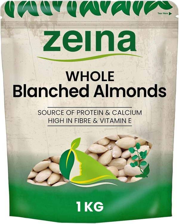 Zeina Whole Blanched Almonds (1kg)