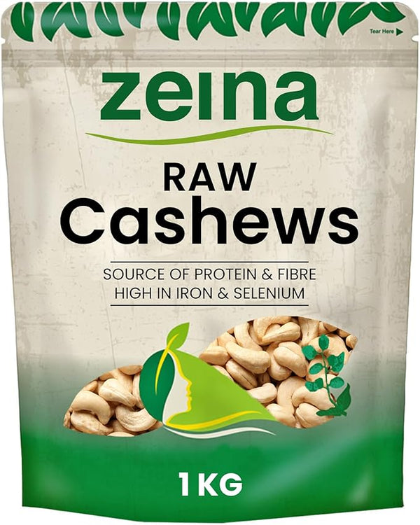 Zeina Raw Cashew Nuts 1Kg High in Vitamin B6
