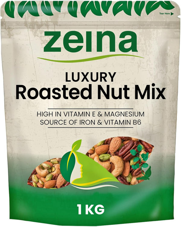 Zeina Premium Quality Roasted Mixed Nuts (1Kg)