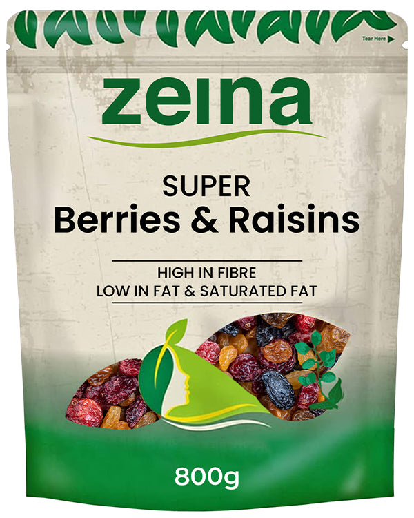 Zeina Premium Vegan Dried Super Berries & Raisins Mix (800g) – Zeinafoods